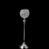 Decostar™ Crystal Ball Candle Holder Stand 15¾" - Silver