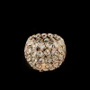 Decostar™ Crystal Ball Votive Candle Holder 5" - Gold
