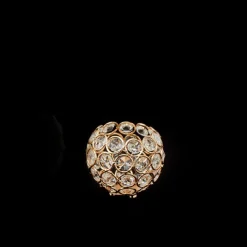 Decostar™ Crystal Ball Votive Candle Holder 3½" - Gold