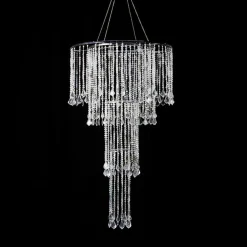 Decostar™ Crystal Iridescent Diamond Cut Bead,Cascade Chandelier