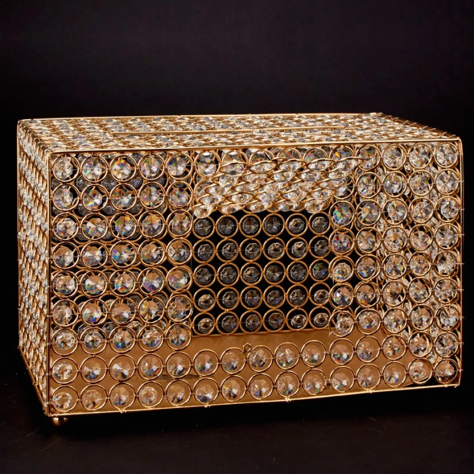 Decostar™ Crystal Money Box 13¼" - Gold