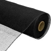 Decostar™ Decorative Plain Poly Mesh Roll 10" - Black