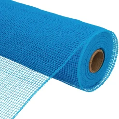 Decostar™ Decorative Plain Poly Mesh Roll 10" - Turquoise