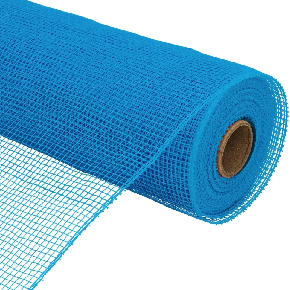 Decostar™ Decorative Plain Poly Mesh Roll 10" - Turquoise