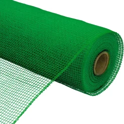 Decostar™ Decorative Plain Poly Mesh Roll 10" - Green