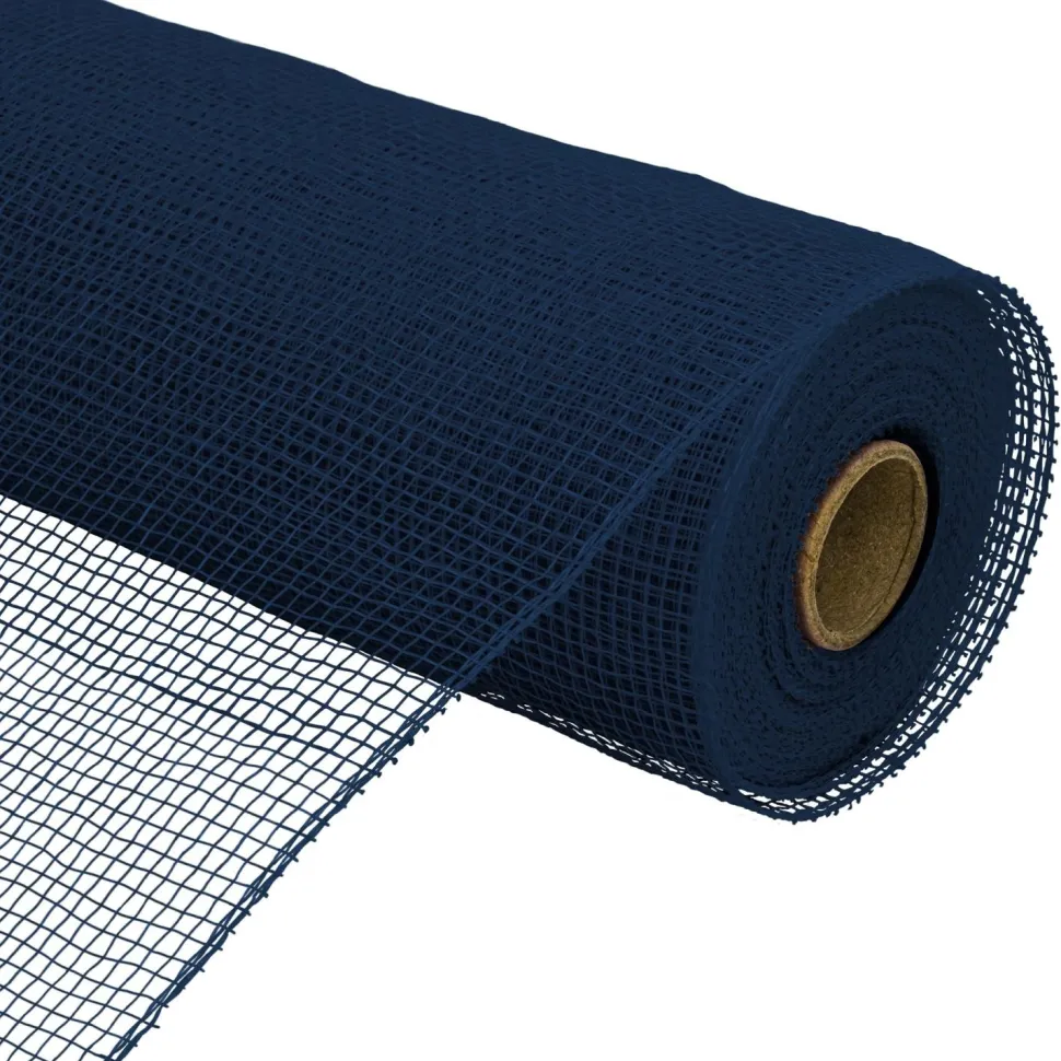Decostar™ Decorative Plain Poly Mesh Roll 10" - Navy