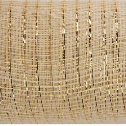 Decostar™ Decorative Poly Mesh Roll w/ Silver Metallic Stripes - MANY COLOR OPTIONS - 10 Rolls - 21