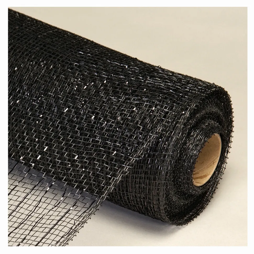 Decostar™ Decorative Poly Mesh Roll w/ Matching Metallic Stripes - MANY COLOR OPTIONS - 10 Rolls - 21" x 10 YARDS