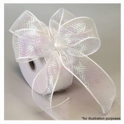Decostar™ Decorative Poly Mesh Ribbon Roll w/ Full Metallic Foil - 18 Rolls - 2.5" x 25 Yards