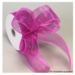 Decostar™ Decorative Poly Mesh Ribbon Roll w/ Full Metallic Foil - 18 Rolls - 2.5