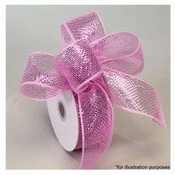 Decostar™ Decorative Poly Mesh Ribbon Roll w/ Full Metallic Foil - 18 Rolls - 2.5