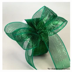 Decostar™ Decorative Poly Mesh Ribbon Roll w/ Full Metallic Foil - 18 Rolls - 2.5
