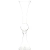 Decostar™ Double Sided Trumpet Glass Vase 24"- Clear