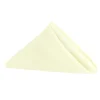 Decostar™ Economy Polyester Napkin 17" 6pc/pack - Ivory