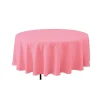Decostar™ Economy Round Polyester Table Cover 132" - Pink