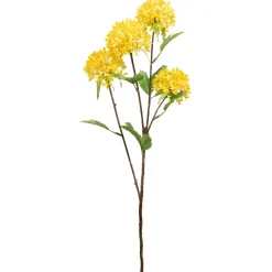 Decostar™ Faux Snowball Hydrangea Branch 29½" - Yellow