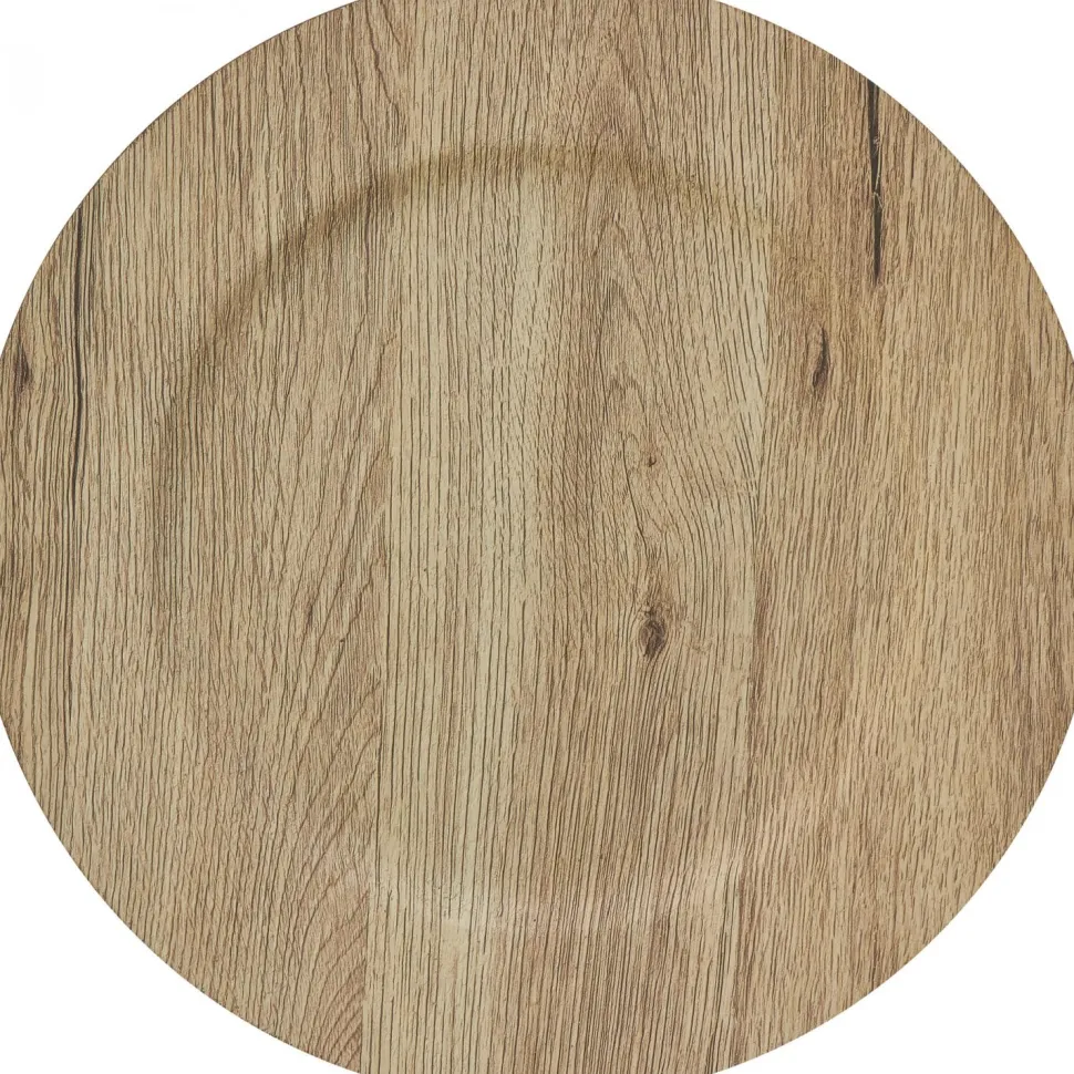 Decostar™ Faux Wood Plastic Charger Plate 13" - Natural - 24 Pieces