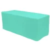 Decostar™ Fitted Polyester Rectangular Table Cover 6ft - Aqua