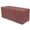 Decostar™ Fitted Polyester Rectangular Table Cover 8ft - Mauve