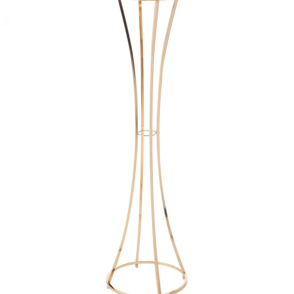 Decostar™ Floor Standing Hour Glass Metal Floral Riser 34½" - Gold