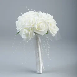 Decostar™ Foam Bouquet 11" Ivory