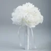 Decostar™ Foam Bouquet with Acrylic Pearls White