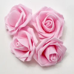 Decostar™ Foam Rose 2 3/8" - 50 Piece Bag - Pink