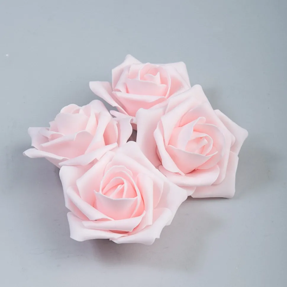 Decostar™ Foam Rose 2" - 12 Roses - Pink