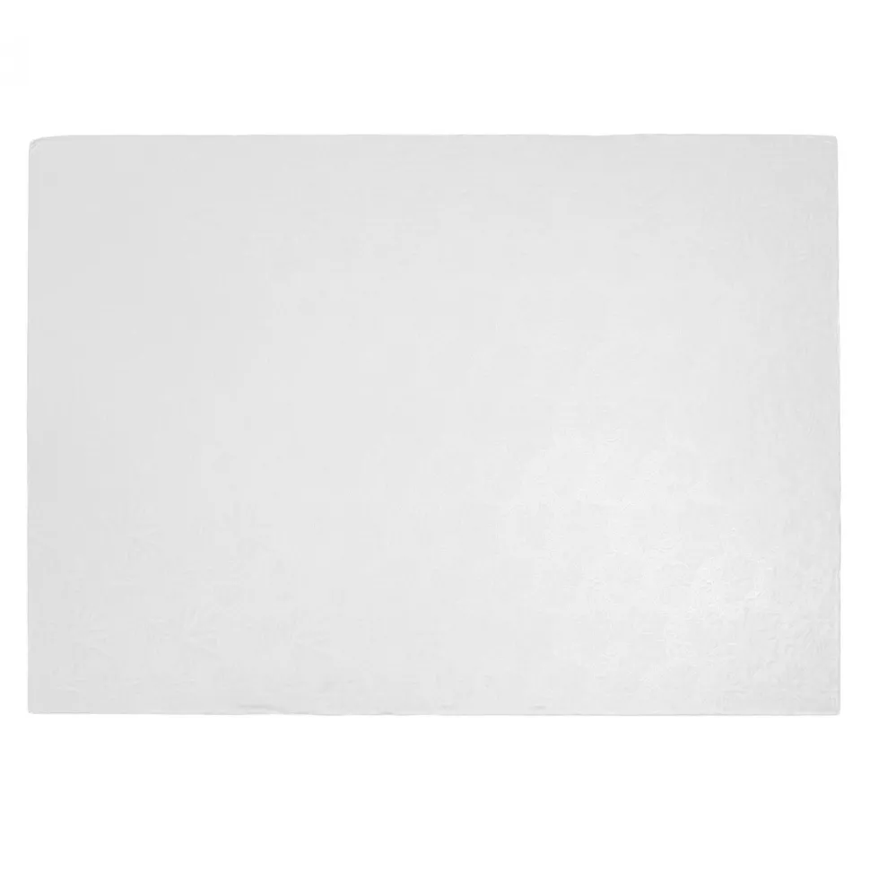 Decostar™ Foil Covered Cake Board Fullsheet 3pc/pack - White Fall Leaf Pattern
