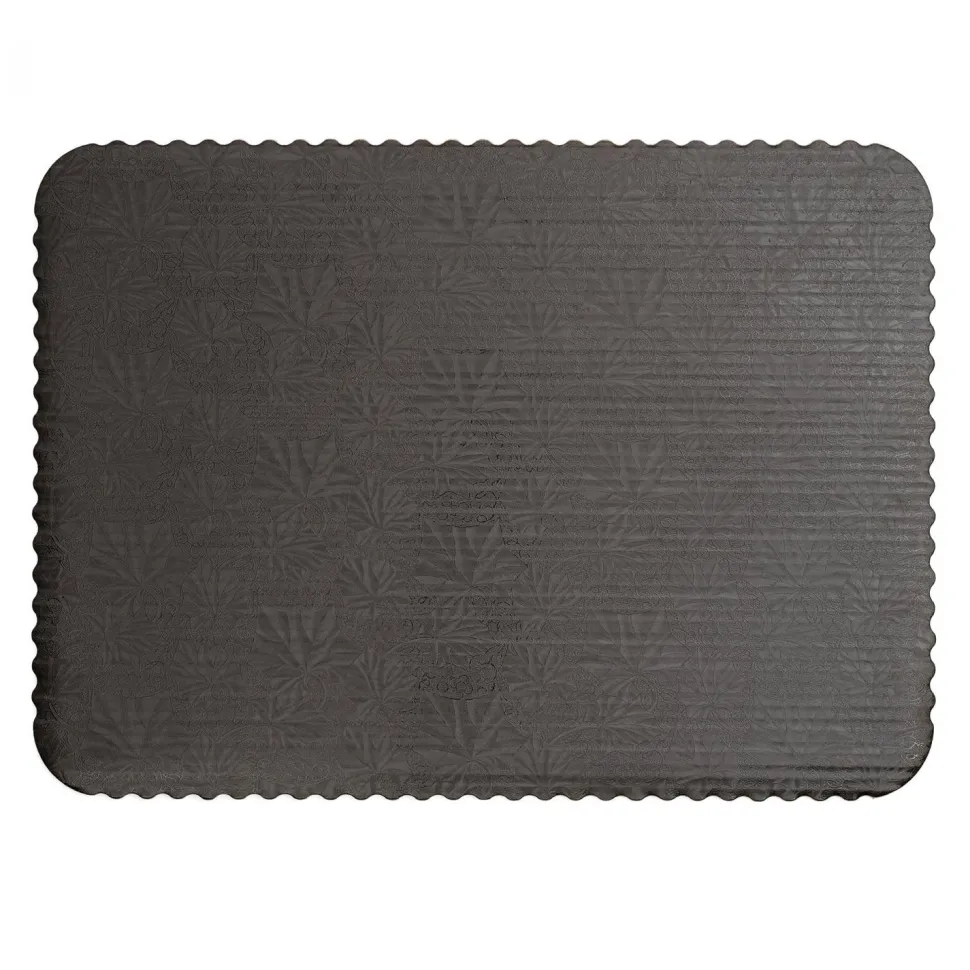 Decostar™ Foil Covered Cake Board ½sheet 6pc/pack - Black