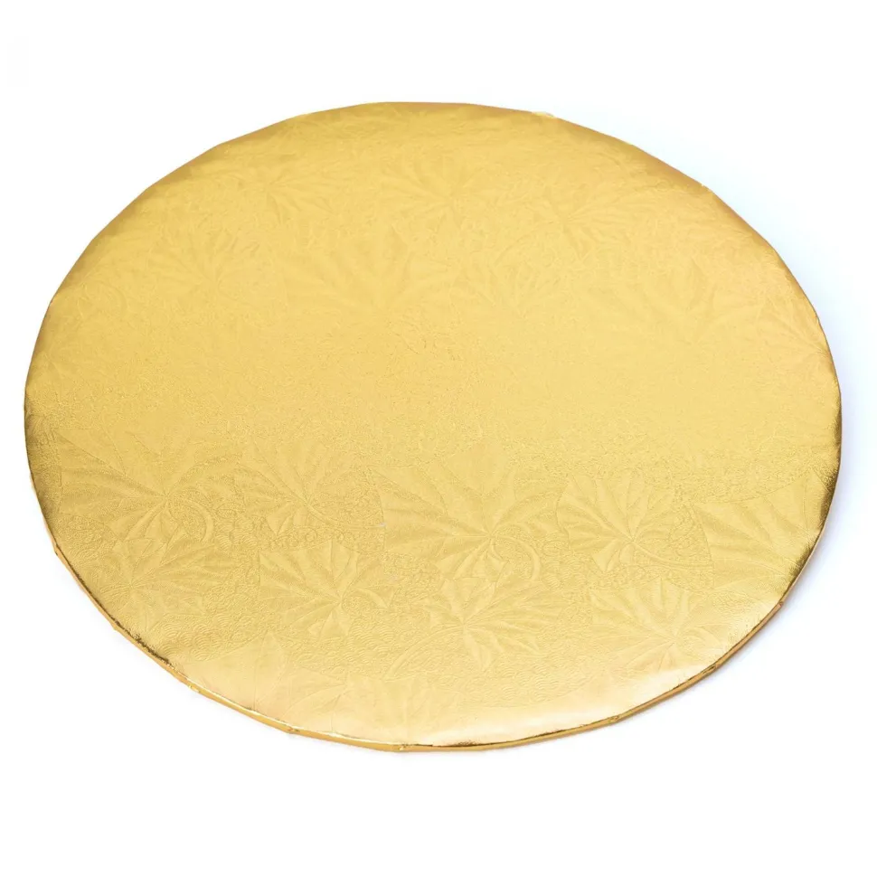 Decostar™ Foil Covered Cake Board 10" 5pc/pack - Gold