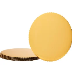 Decostar™ Foil Covered Cake Board 14" - 6 Pieces - Gold