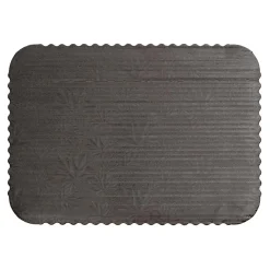 Decostar™ Foil Covered Cake Board ¼sheet 6pc/pack - Black