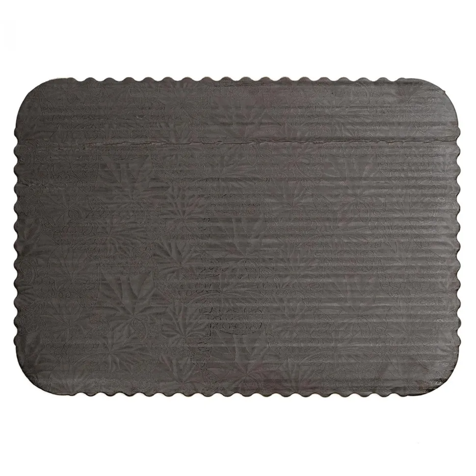 Decostar™ Foil Covered Cake Board ¼sheet 6pc/pack - Black