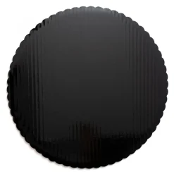 Decostar™ Foil Covered Cake Board 14" 6pc/pack - Black