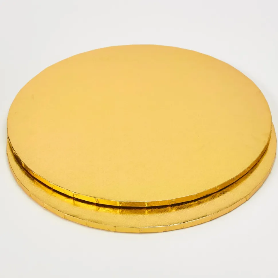 Decostar™ Foil Covered Cake Drum 20" 3pc/pack - Gold