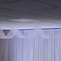 DecoStar™ 15ft. Crystal Ceiling Draping Panel - 20" Wide