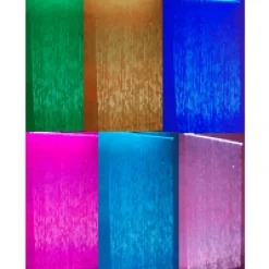 DecoStar™ 6ft. Jewel Crystal Iridescent Diamond Cut Curtain