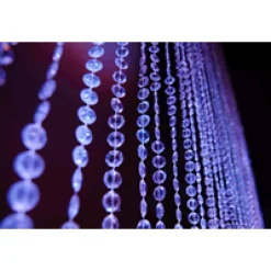 DecoStar™ 12ft. Jewel Crystal Iridescent Diamond Cut Curtain