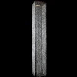 DecoStar™ 9ft Square Iridescent Crystal Column - STUNNING!