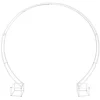 Decostar™ 8 ft 5" x 8 ft 5" Metal Arch - White