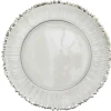 Decostar™ Glass Charger Plate 13" - Silver - 8 Pieces