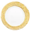 Decostar™ 13" Glass Charger Plate - 8 Pieces - Gold