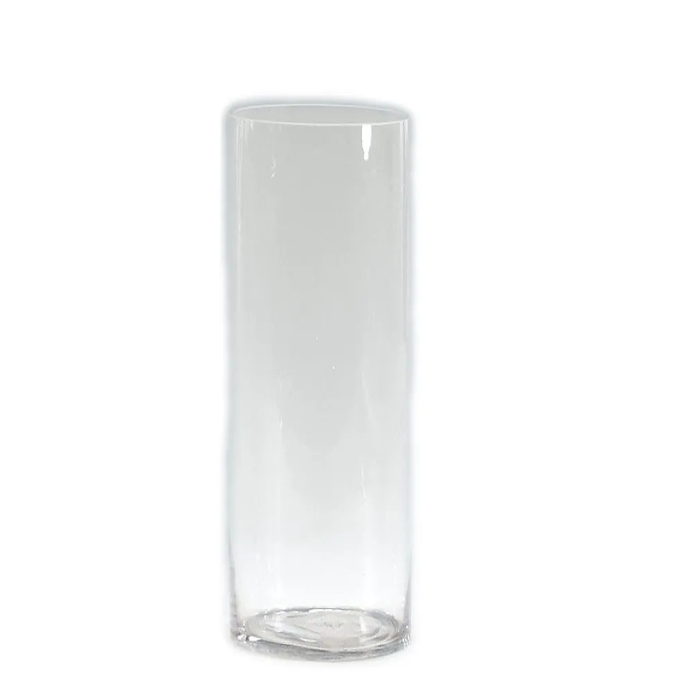 Decostar™ Glass Cylinder Vase 12" - 12 Pieces - Narrow