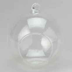 Decostar™ Glass Hanging Ball Candle Holder 5" - 12 Pieces