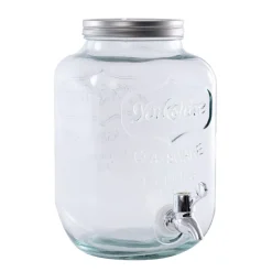 Decostar™ Glass Jar Beverage Dispenser With Faucet - 8 Liter