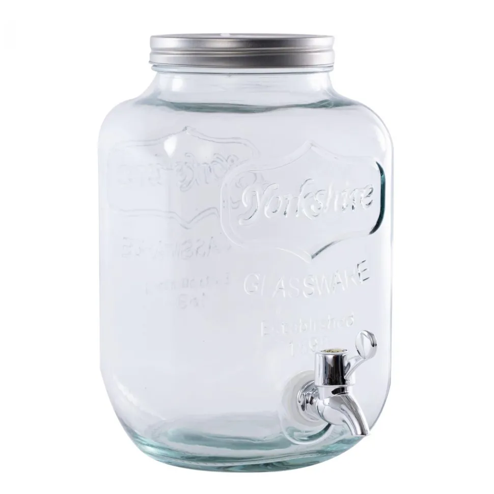 Decostar™ Glass Jar Beverage Dispenser With Faucet - 8 Liter