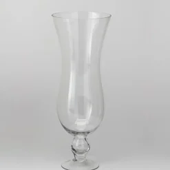 Decostar™ Glass Pedestal Hurricane Vase 19 1/8" - 8 Pieces