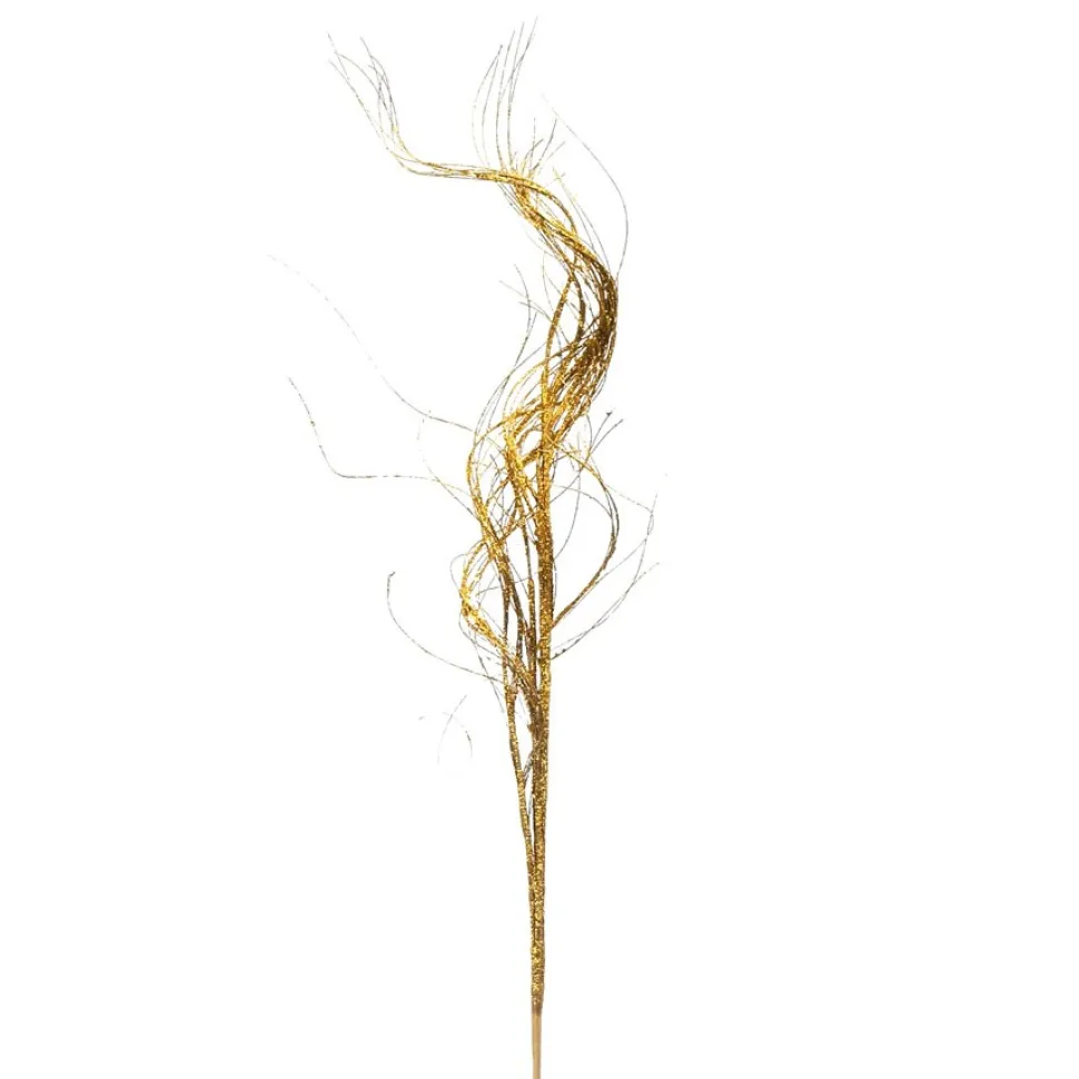 Decostar™ Glitter Curly Wispy Spray 35" - 48 Pieces