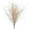 Decostar™ Glittered Curly Willow Bunch 21" - 24 Pieces - Gold